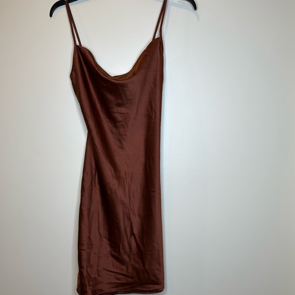 New With Tags Brown Ryan Destiny Slip Dress Size Small
